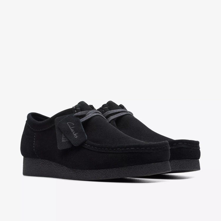 Clarks Wallabee Evo - Black Suede - Walk by Streetart