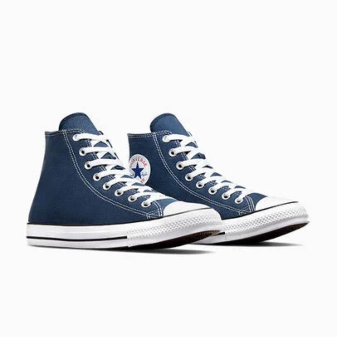 Chaussures Converse Ctas All Star Hi bleu marine style urbain confortable