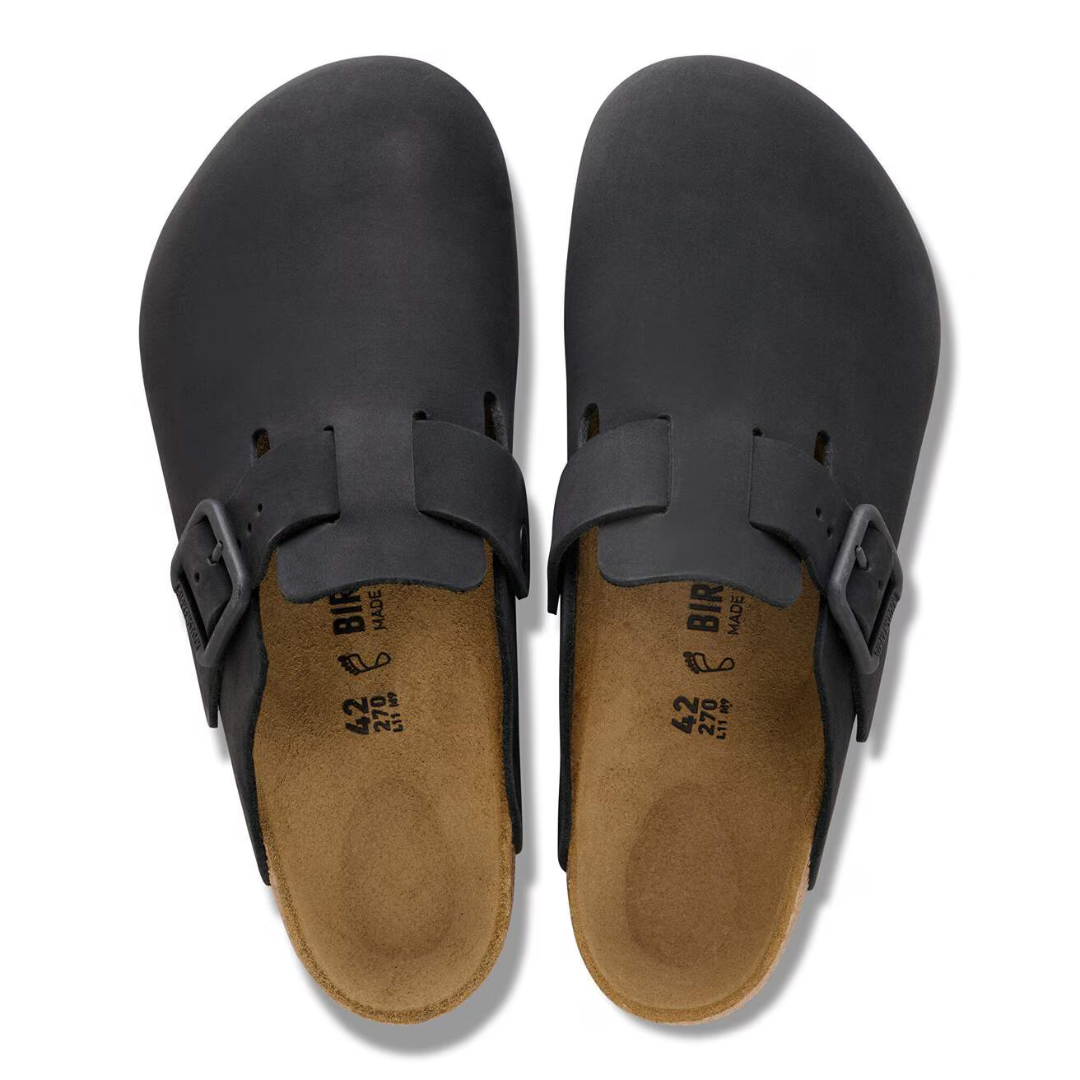 Birkenstock Boston Wire Buckle - Black - Walk by Streetart