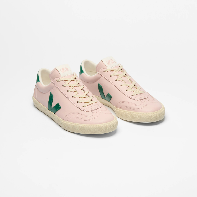 Veja Volley Leather - Petale / Golf / Calcaire - Walk by Streetart