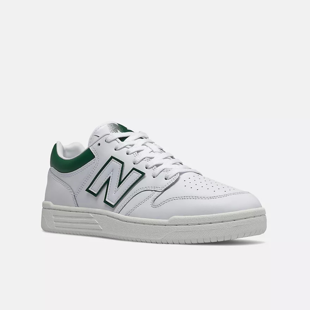 New Balance 480 - White / Timberwolf