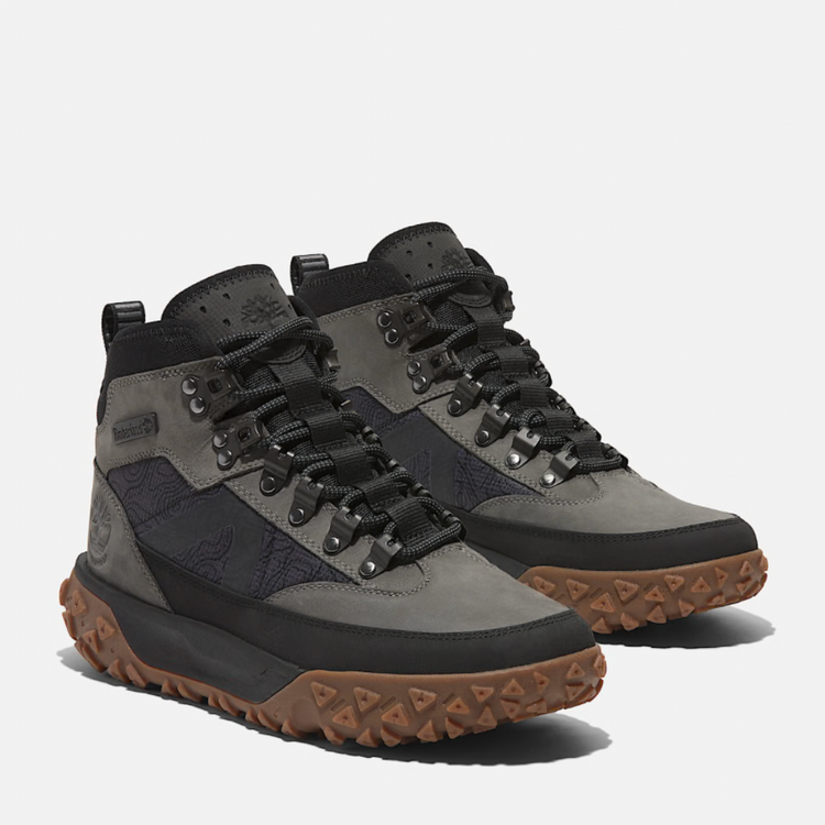 Timberland Greenstride Motion 6 Mid Waterproof - Medium Grey Nubuck - Walk by Streetart