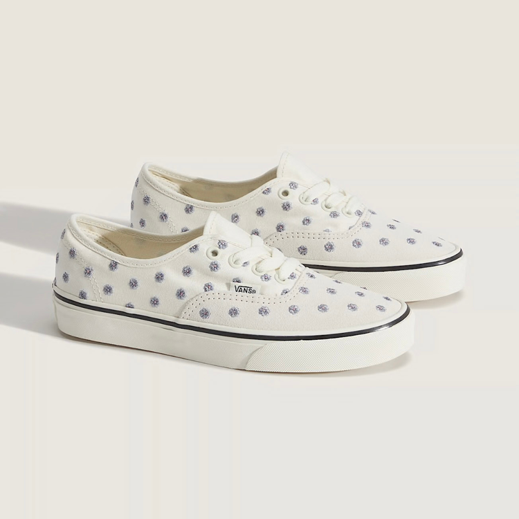 Vans Authentic - Floral Embroidery Marshmallow