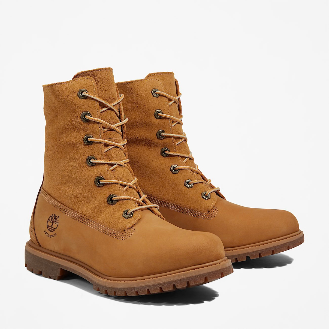 Timberland Authentics Teddy Fleece Waterproof Fold-Down - Wheat - Walk by Streetart