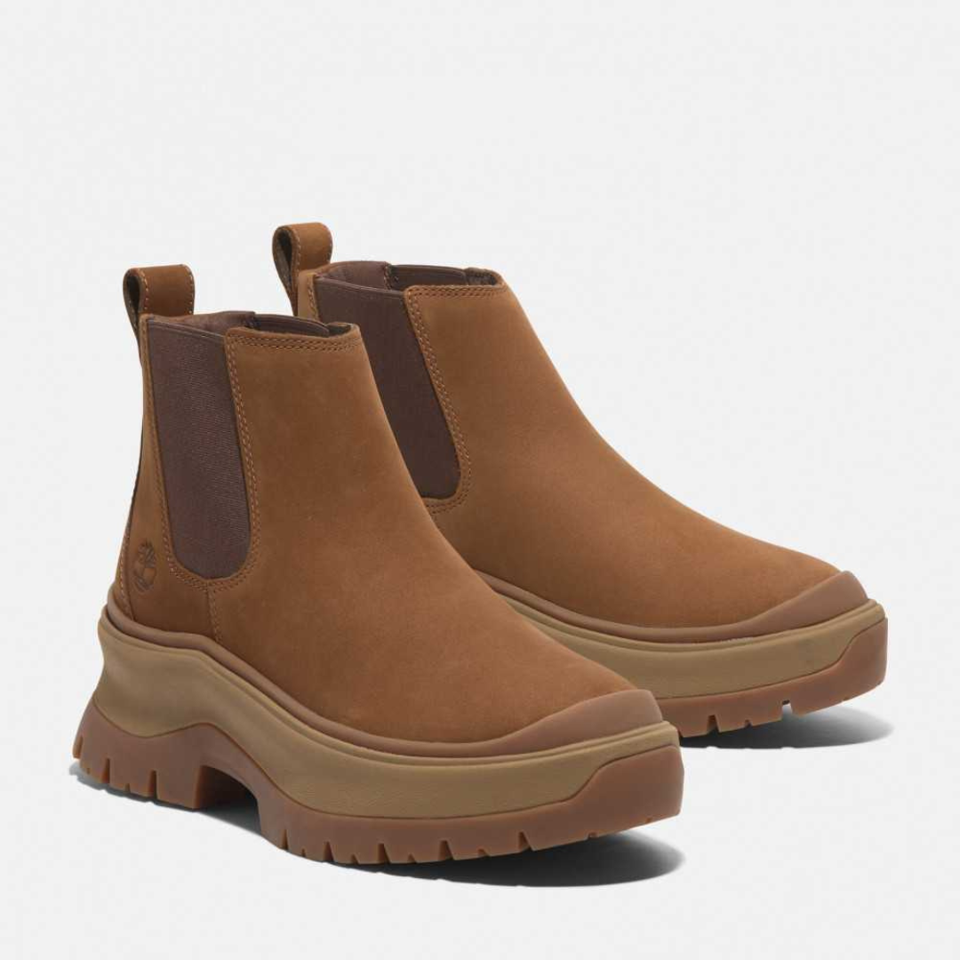 Timberland Roxie Lane Mid Chelsea Boot - Rust Nubuck
