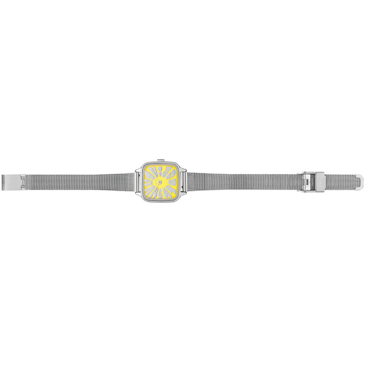 Komono Montre The Kate Flower Royale - Silver Lemon - Walk by Streetart