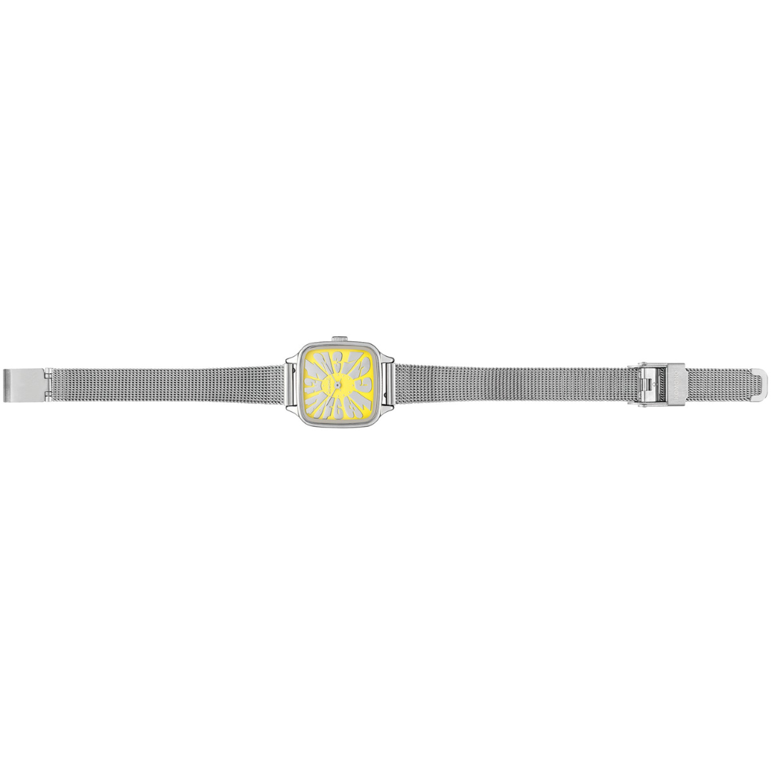 Komono Montre The Kate Flower Royale - Silver Lemon - Walk by Streetart