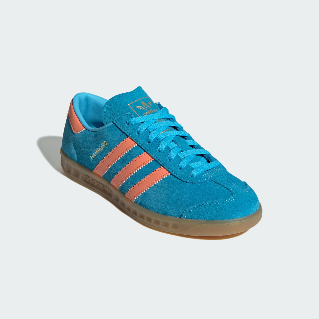 Adidas Hamburg - Sky Rush / Semi Coral / Gold Metallic