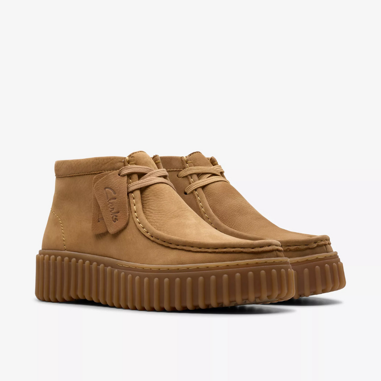 Clarks Torhill Moss Hi - Light Tan Nubuck
