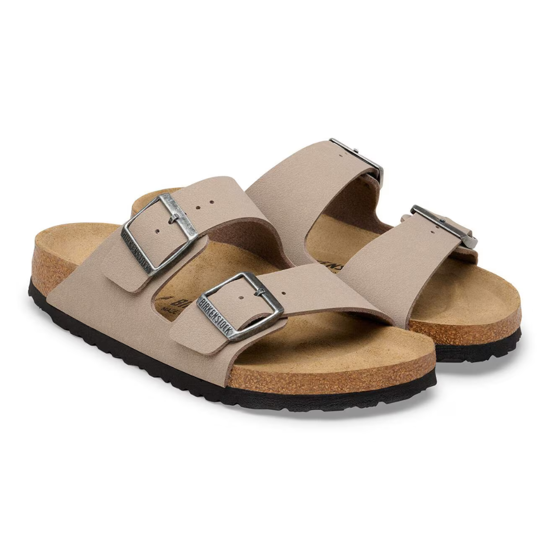 Birkenstock Arizona Birko-flor Nubuck - Gray Taupe - Walk by Streetart