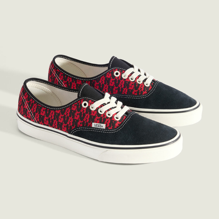 Vans Authentic - Black / Racing Red