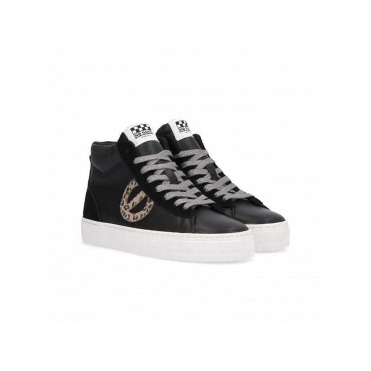 No Name Arcade Strike Mid Cut Nappa - Suede Black / Beige - Walk by Streetart
