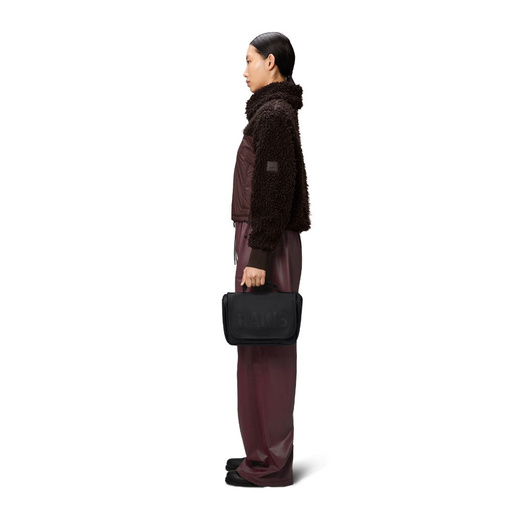 Rains Texel Wash Bag - Black - Walk by Streetart