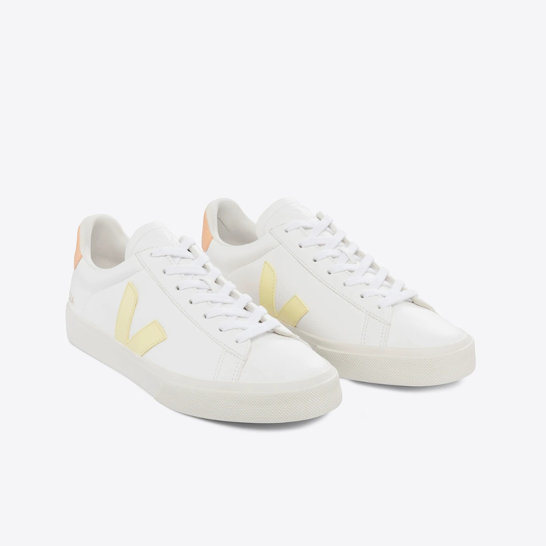 Veja Campo Chromefree Leather - Extra White Sun - Walk by Streetart