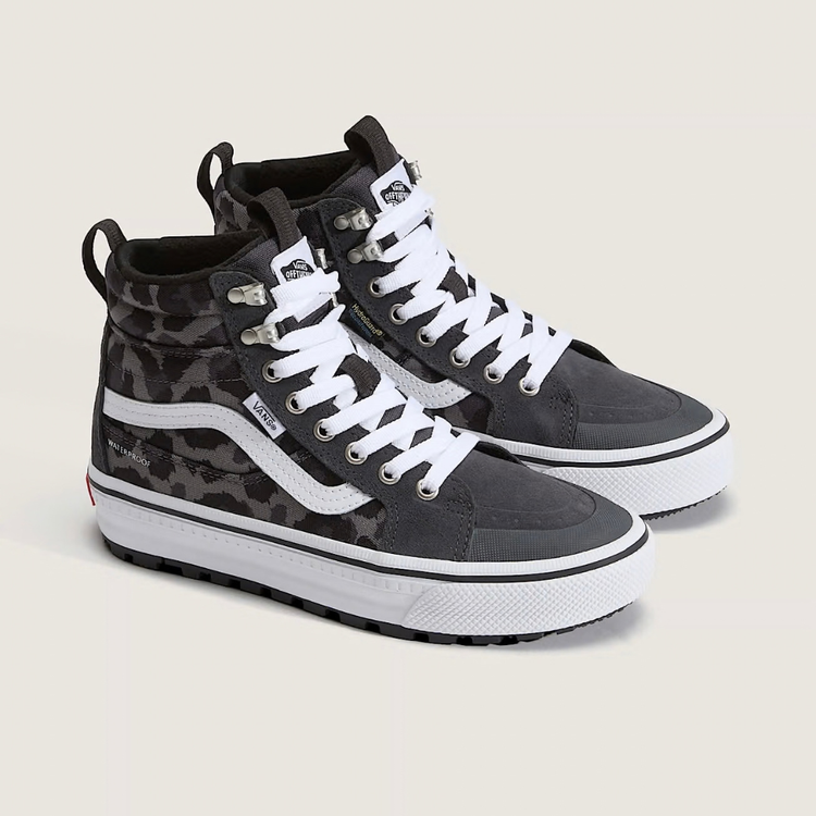Vans Sk8-Hi Mte Waterproof - Leopard Charcoal Grey