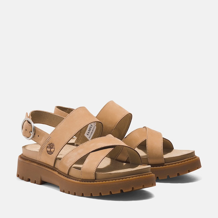 Timberland Clairemont Backstrap Sandal -  Beige / Nubuck - Walk by Streetart
