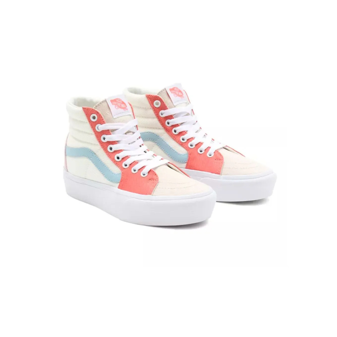 Vans Sk8 Hi Platform 2 - Pastel Block / True White - Walk by Streetart