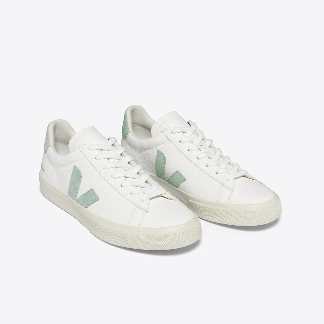 Veja Campo Leather - White / Matcha