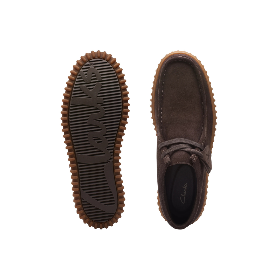 Clarks Torhill Hi - Dark Brown Suede