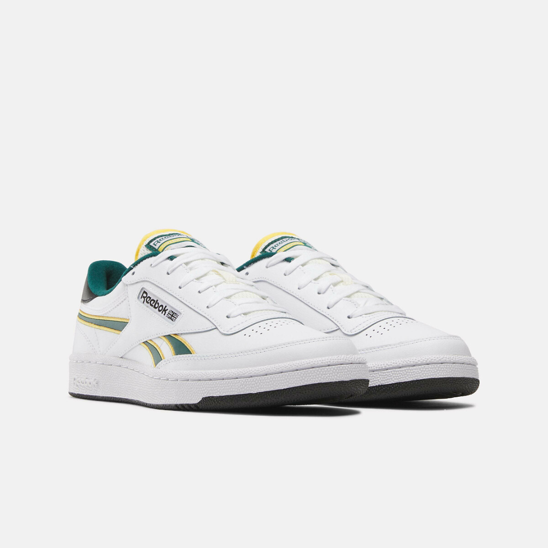 Reebok Club C Revenge - White / Gold / Green