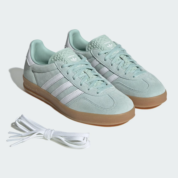 Adidas Gazelle Indoor - Ash Green / Cloud White / Gum