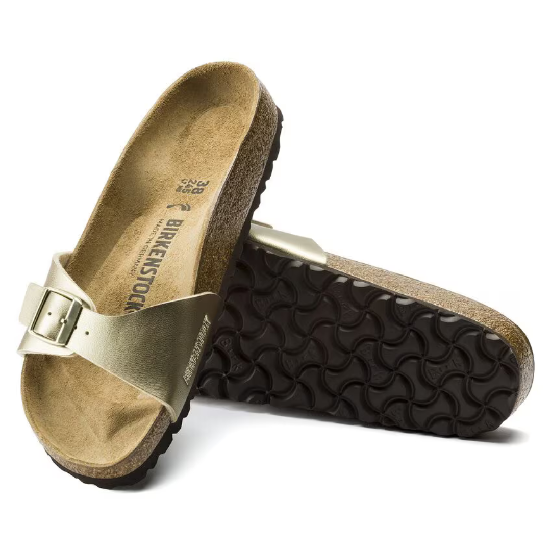 Birkenstock Madrid Birko-Flor - Gold - Walk by Streetart