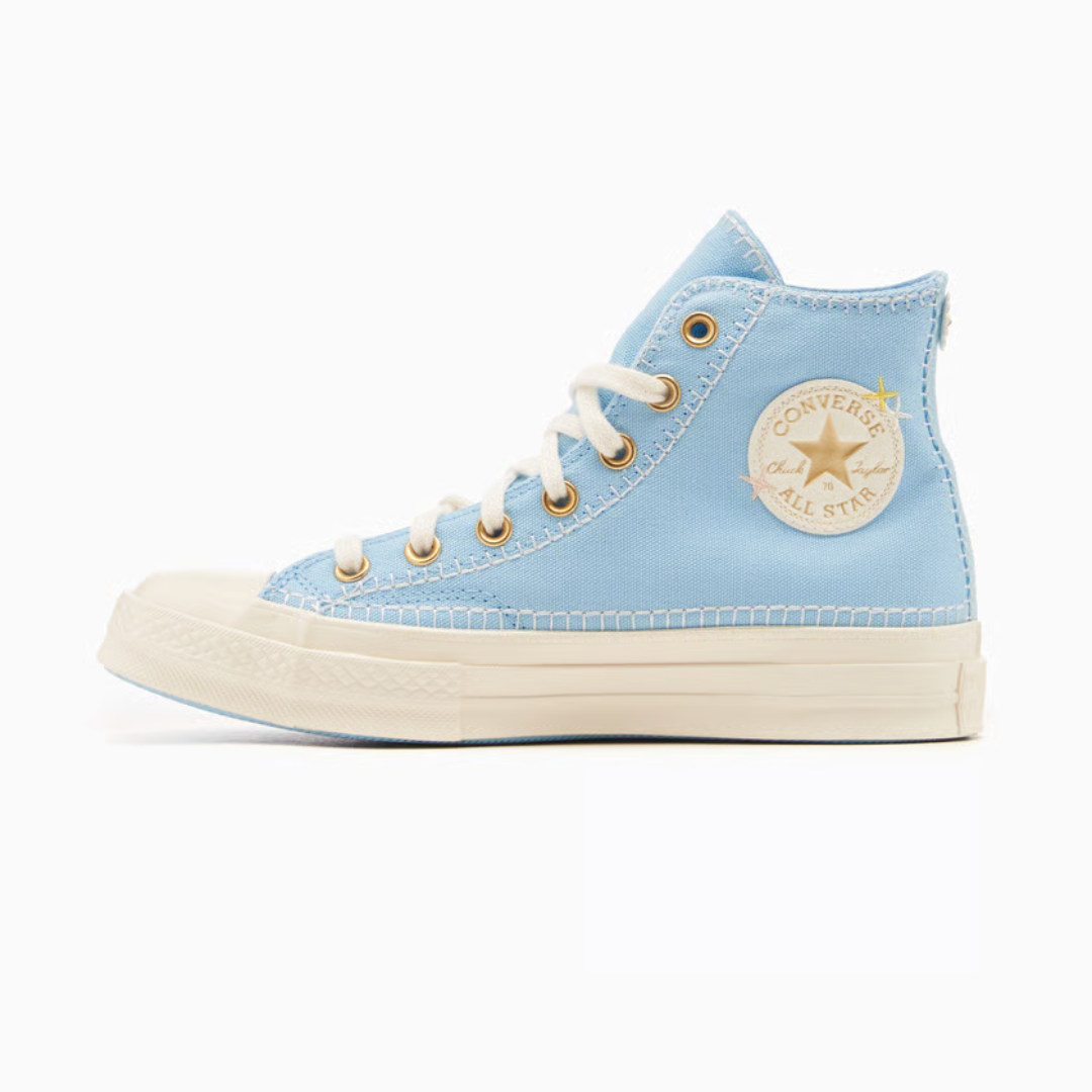 Converse Chuck 70 Hi - True Sky / Egret / Gold - Walk by Streetart