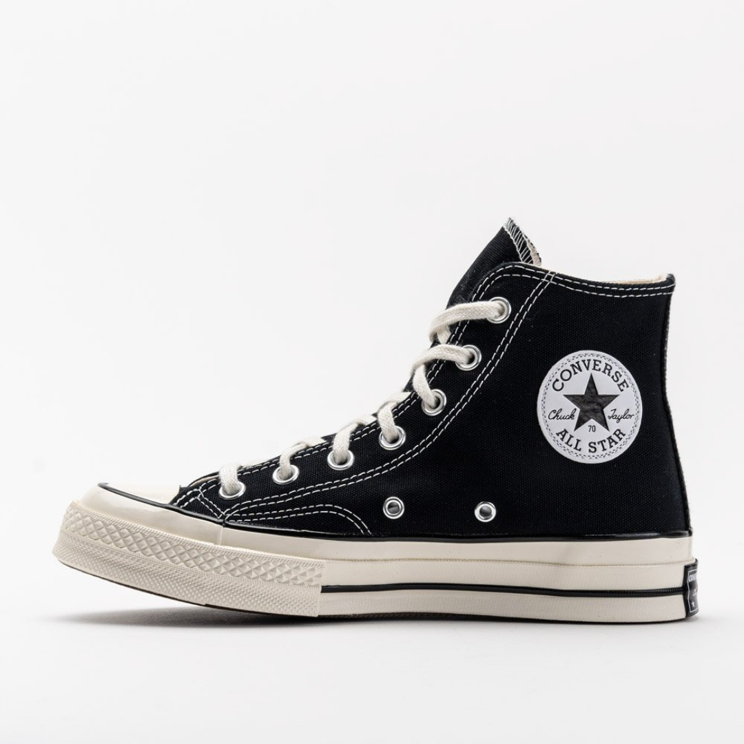 Converse Chuck 70 Hi - Black / Black / Egret - Walk by Streetart