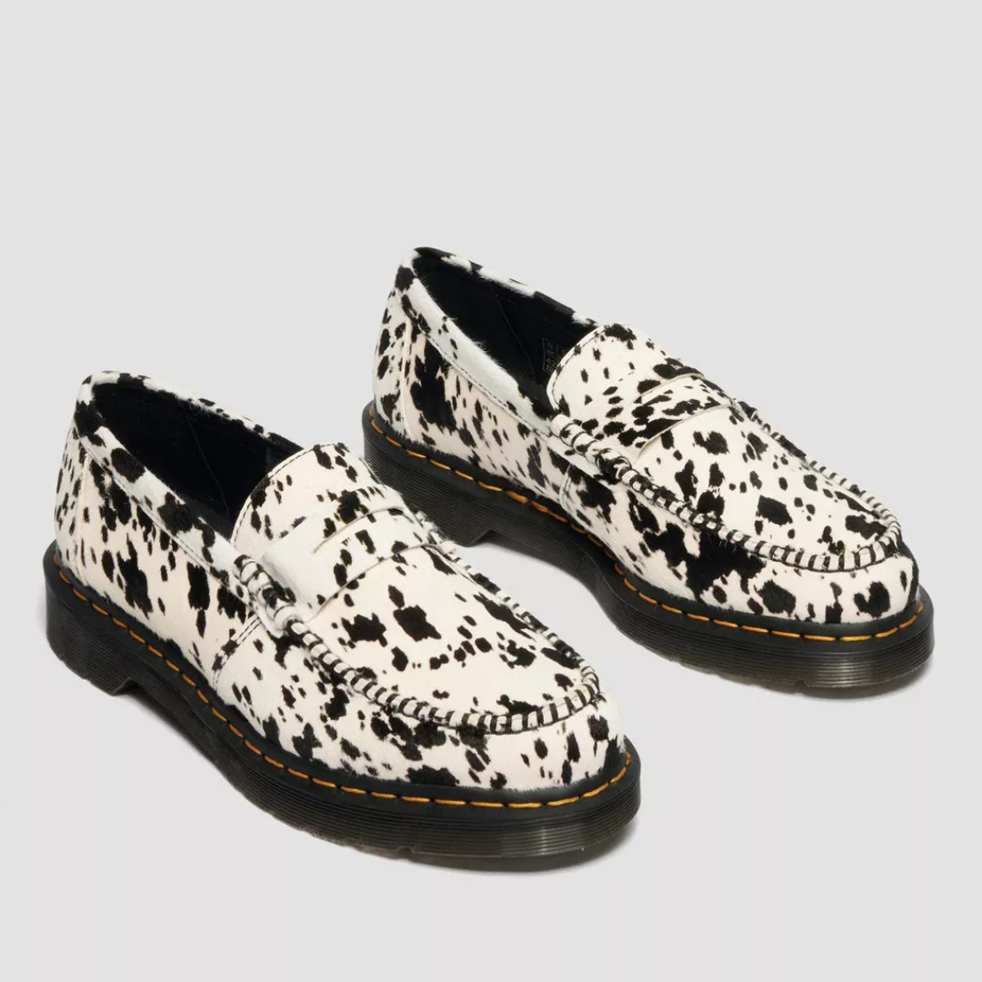 Dr.Martens Penton Loafer Dalmatien - Cream / Black - Walk by Streetart