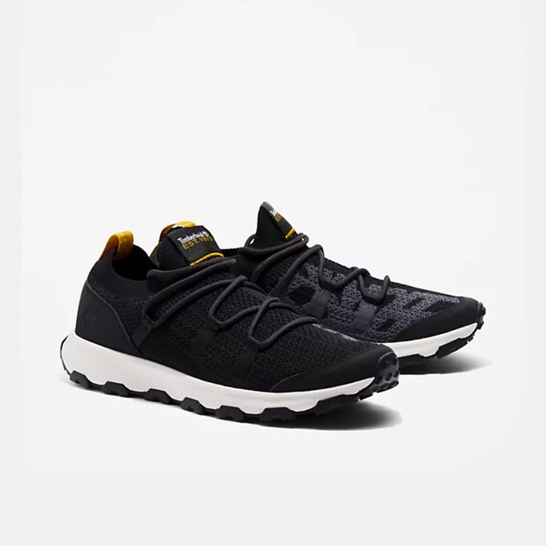 Timberland Winsor Low - Jet Black Knit - Walk by Streetart