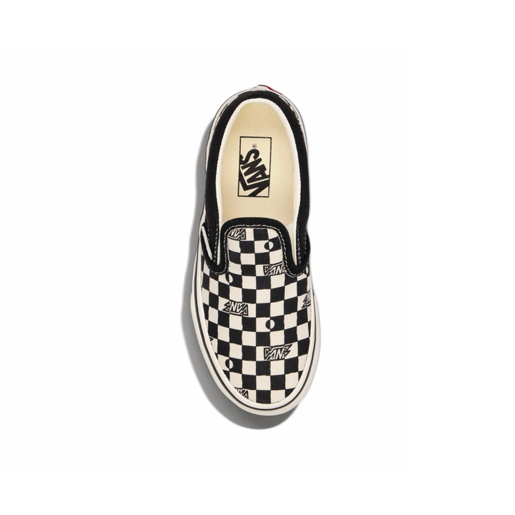 Vans Slip-On Kids - Checkerboard Black / White - Walk by Streetart