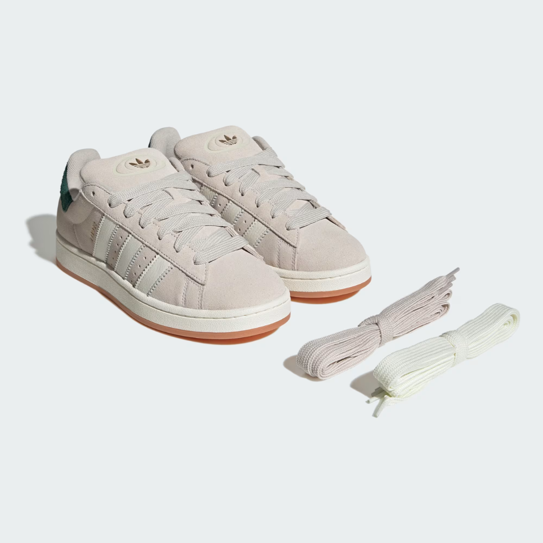 Adidas Campus 00s - Alumina / Off White / Collegiate Green