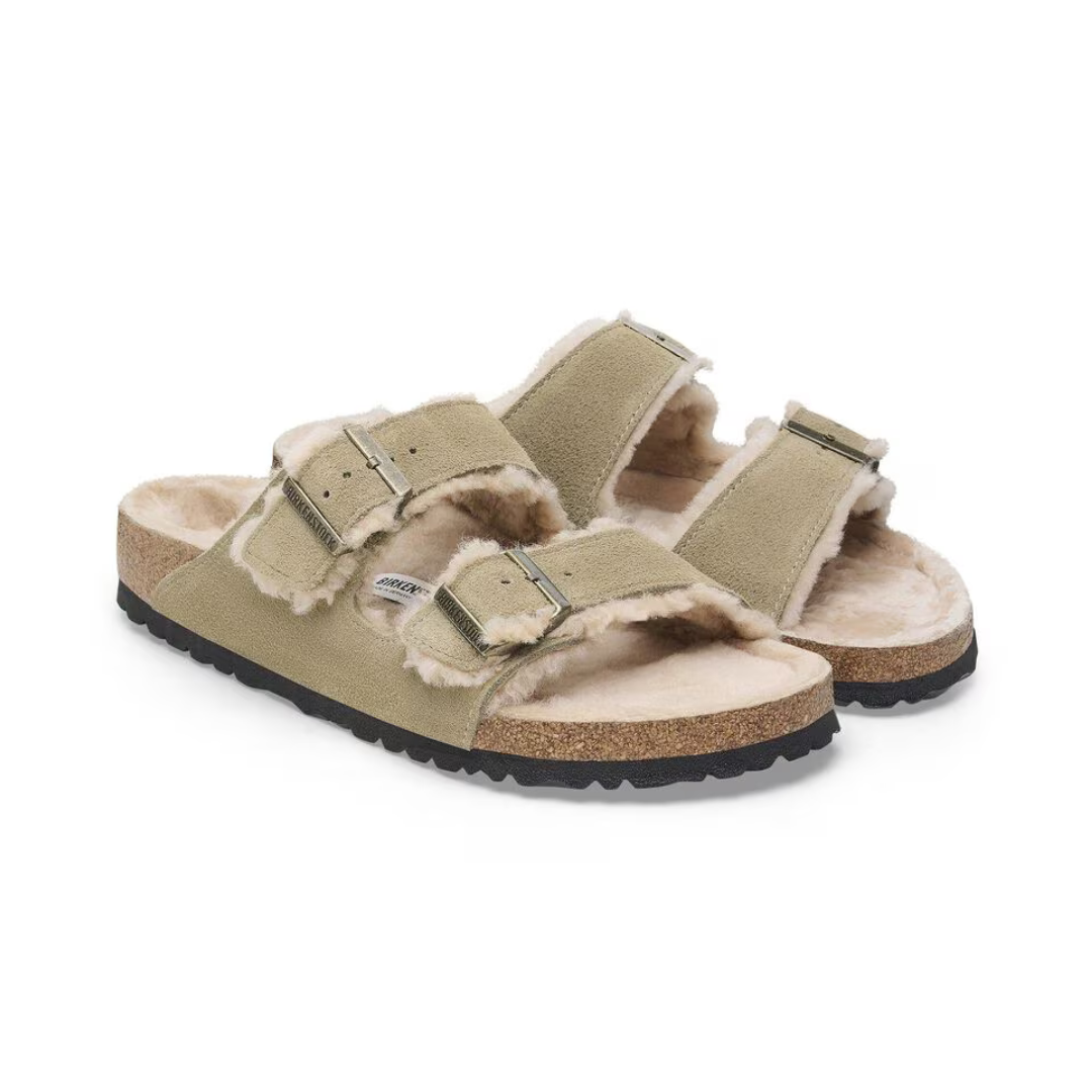 Birkenstock Arizona Shearling - Taupe