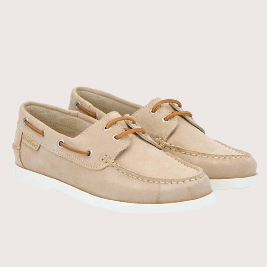 Schmoove Shore Boat Suede - Natural