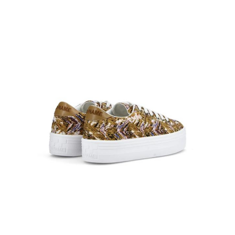Chaussures No Name Plato M Sneaker couleurs Kandy et Tan en ville et week-end style décontracté confortable