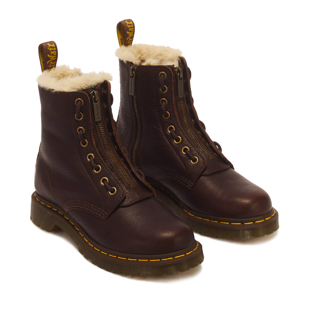 Dr.Martens 1460 Serena Zip - Dark Brown Grizzly