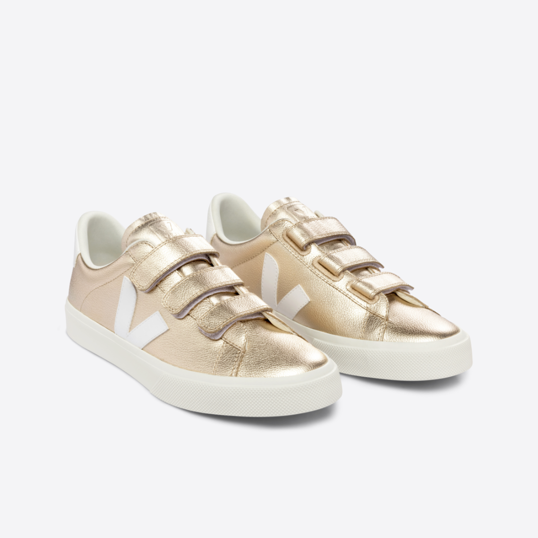 Veja Recife - Leather Platine / White
