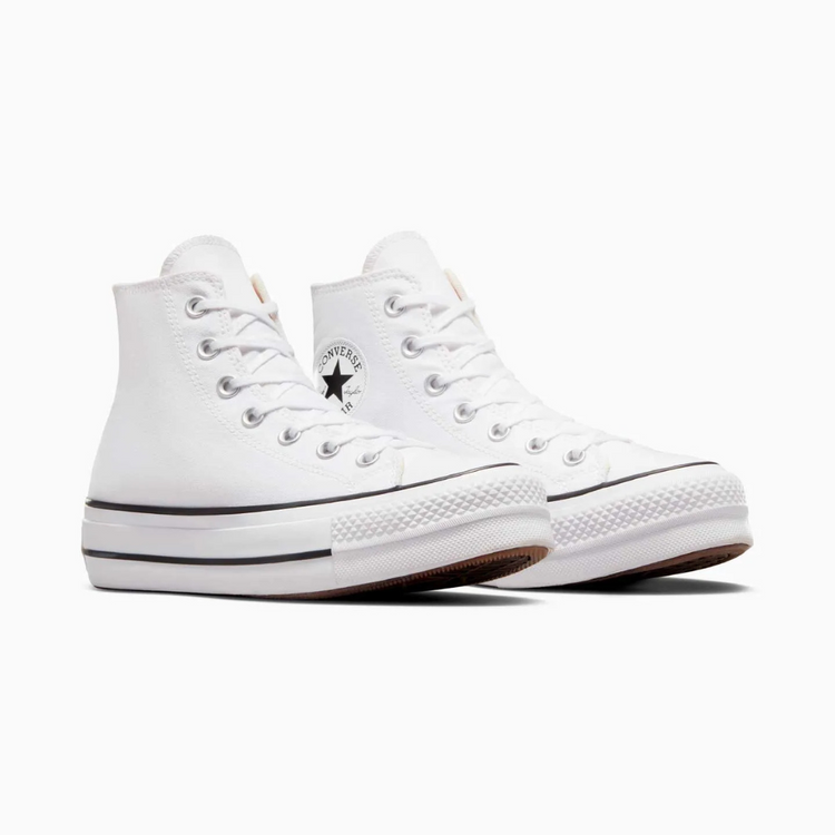 Converse Ctas Lift Hi - White / Black / White - Walk by Streetart