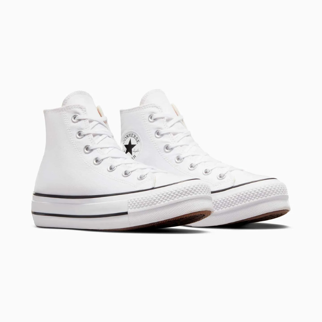 Converse Ctas Lift Hi - White / Black / White - Walk by Streetart