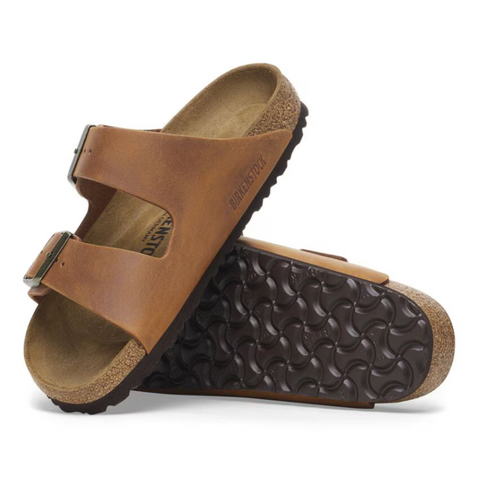 Birkenstock Arizona Natural Leather Oiled - Cognac