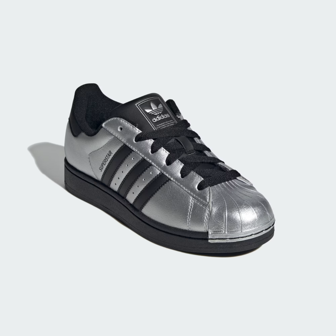 Adidas Superstar II - Silver Metallic / Core Black / Core Black - Walk by Streetart