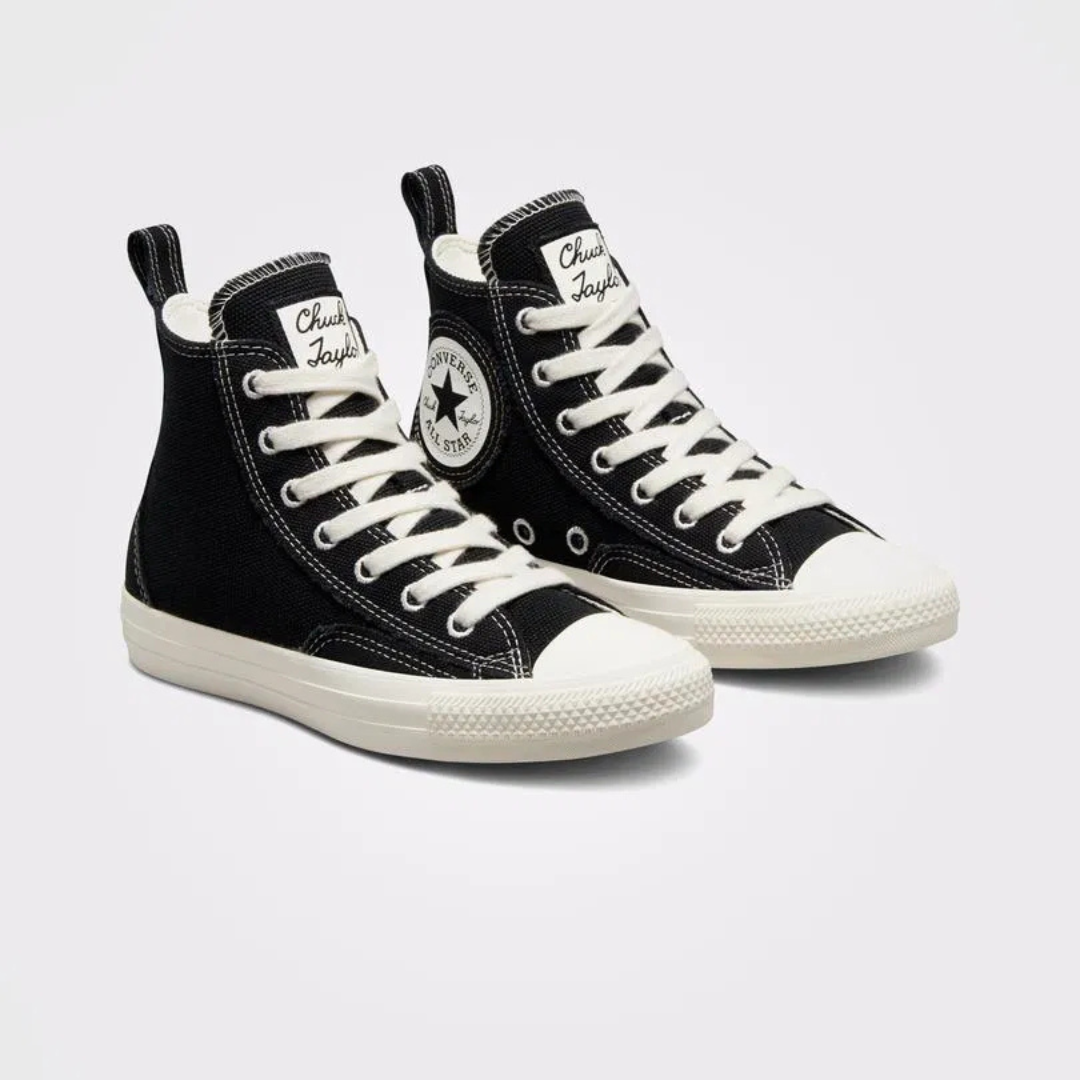 Converse Ctas Hi -  Black / Black / Egret - Walk by Streetart