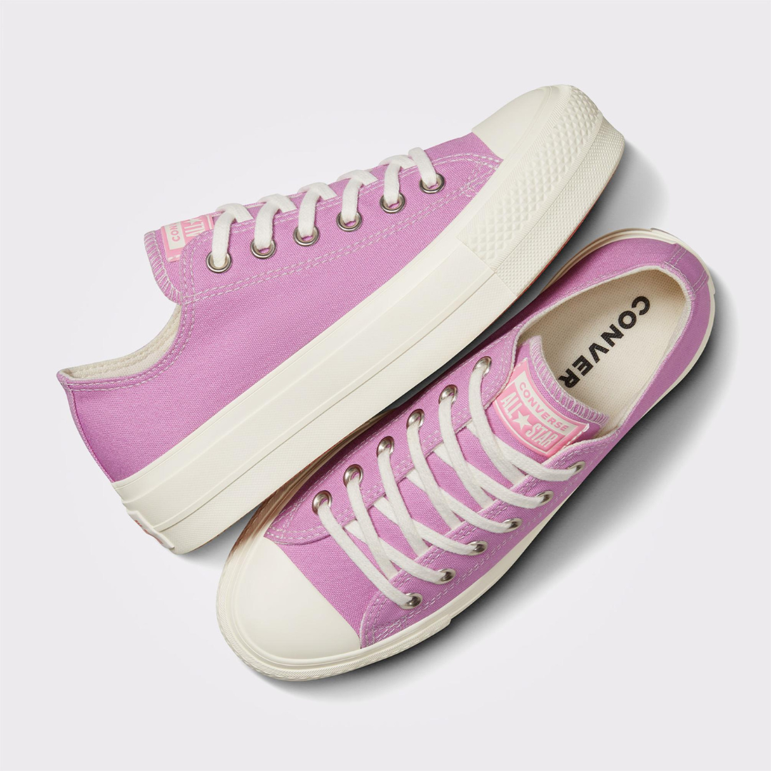 Converse Chuck Taylor All Satr Lift Ox - Grape Fizz / Nomadic Rust / Egret - Walk by Streetart