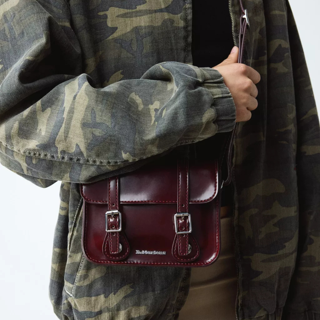Dr Martens 7" Vegan Satchel - Cherry Red - Walk by Streetart