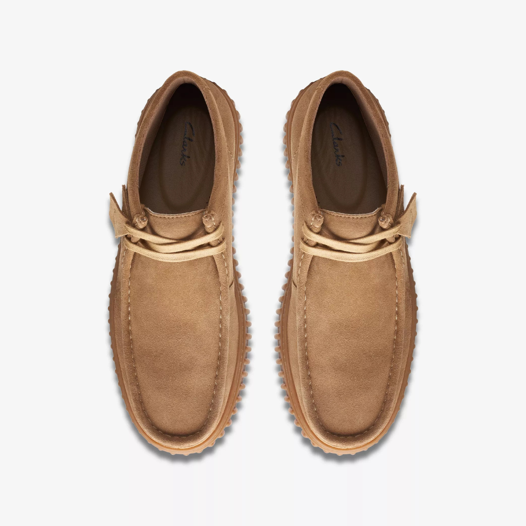 Clarks Torhill Hi - Dark Sand Suede