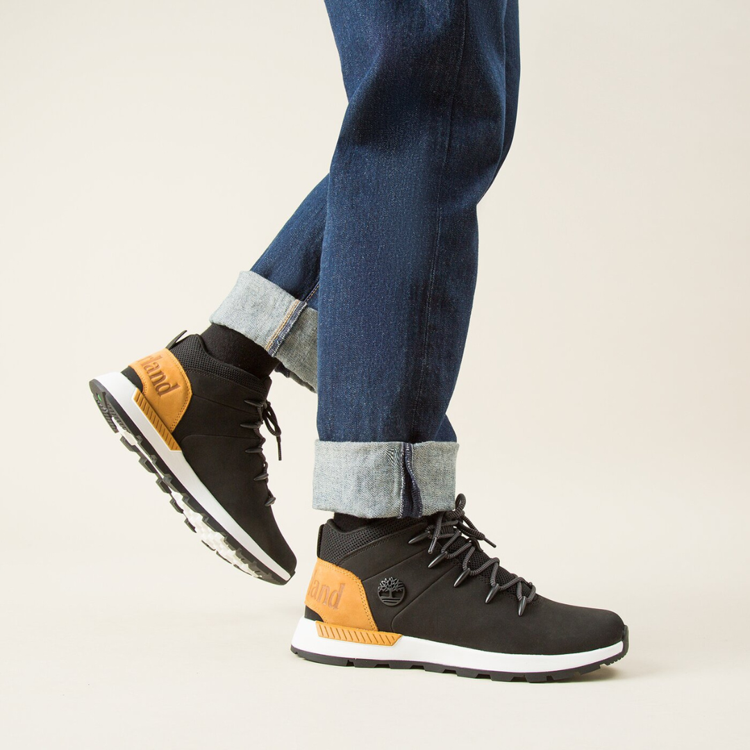 Timberland Sprint Trekker Mid - Black Nubuck Wheat