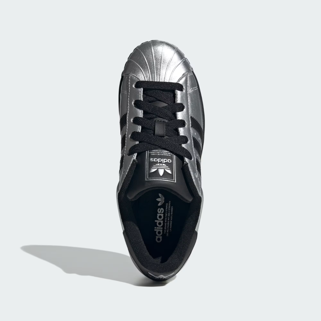 Adidas Superstar II - Silver Metallic / Core Black / Core Black - Walk by Streetart