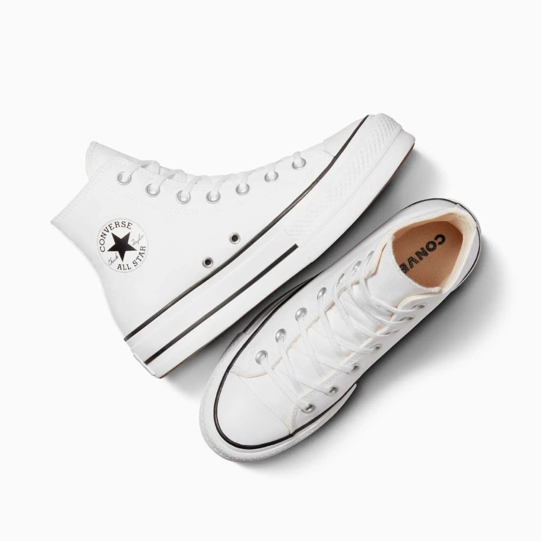 Converse Ctas Lift Hi - White / Black / White - Walk by Streetart