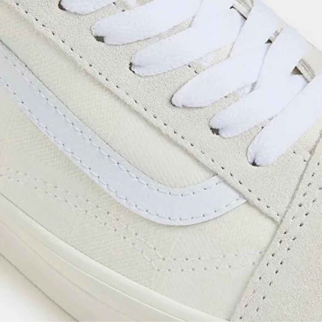 Vans Old Skool - Mono Checkerboard / Off White / White - Walk by Streetart
