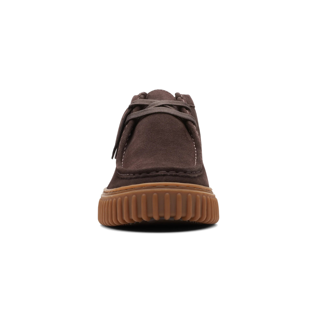 Clarks Torhill Hi - Dark Brown Suede